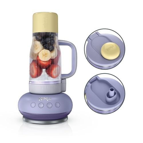 Ninja BlendBoss blender met draagbare beker, Lavendel-limonade DB351EUPR
