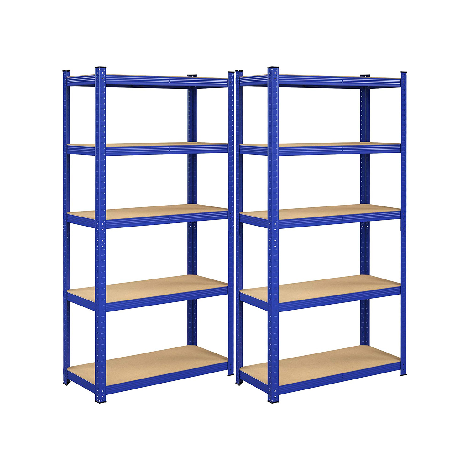 SONGMICS Lagerregale 2er Set 180 x 90 x 40 cm blau GLR040Q02