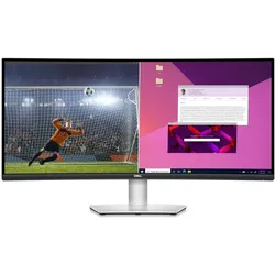 Dell S3423DWC (3440 x 1440 Pixel, 34"), Monitor, Silber