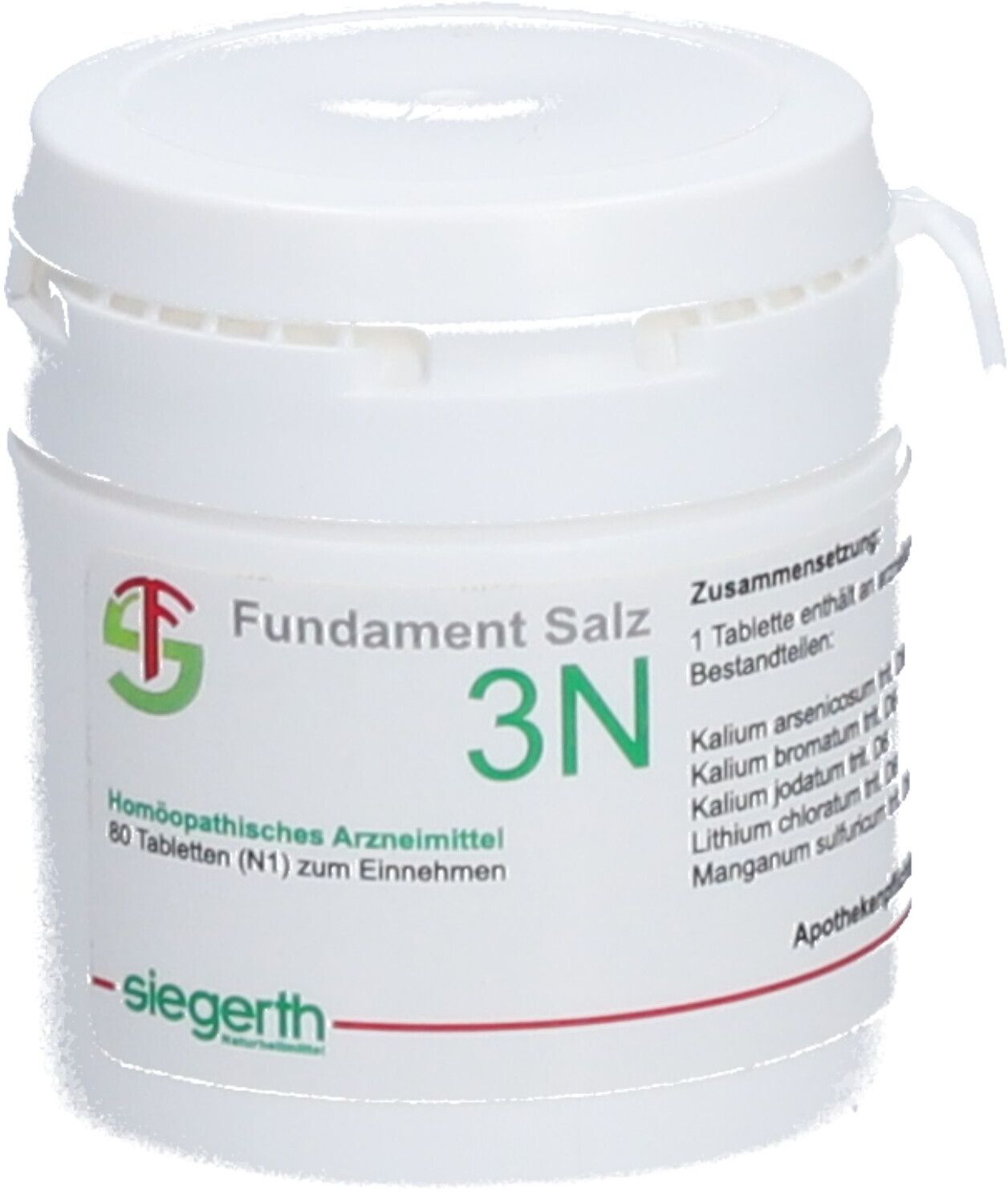 Fundament Salz FUNDAMENT-Salz III N Tabletten 80 St