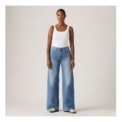 Levi's für Damen. 0039B-0021 Jeans 728 Weites Bein mit hohem Schritt Blau (25/30), Lässig, Baumwolle, Denim