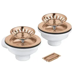 GROHE Ablauf für Spülbecken Gebürstet Warm Sunset 40997DL0