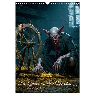 Das Grauen aus alten Märchen (Wandkalender 2026 DIN A3 hoch), CALVENDO Monatskalender