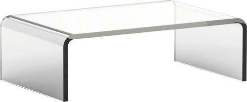 Maul Monitor-Erhöhung Höhen-Bereich: 10 bis 10cm Transparent