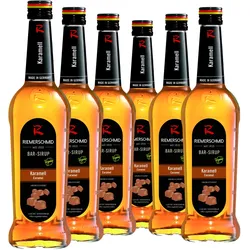 6 × Riemerschmid Bar-Sirup Karamell Geschmack 0,7L