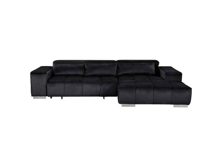 Ecksofa m. Relaxfunktion Orion Schwarz 307x186 cm