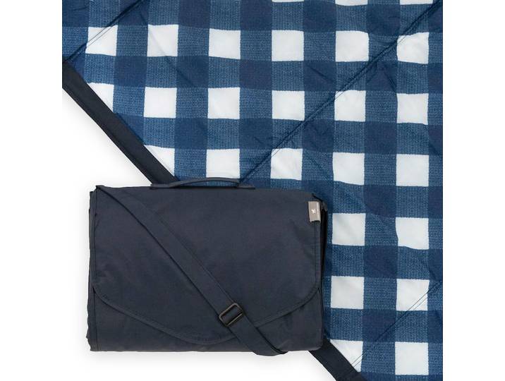 Picknick-Decke Navy Plaid