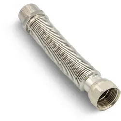 Edelstahl Anschlussschlauch für Heizkessel AG/IG 3/4` DN20 150-300 mm