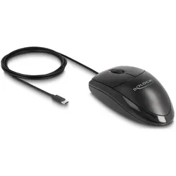 DeLock Optische USB Type-C™ Desktop Maus – Lautlos