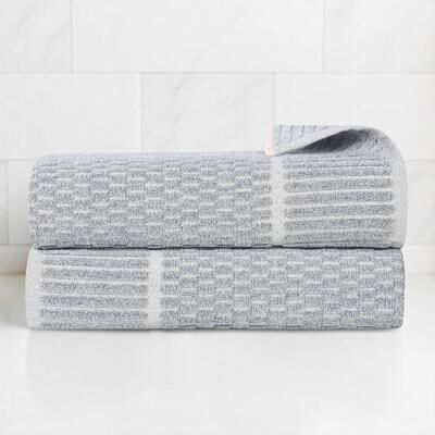 Superior Juno Viscose Cotton Blend Bath Towels, Set of 2