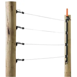 Gallagher, Gartenzaun, Meerdraadse doorgangsset 4x12,5mm lint wit 6m - 718040 718040