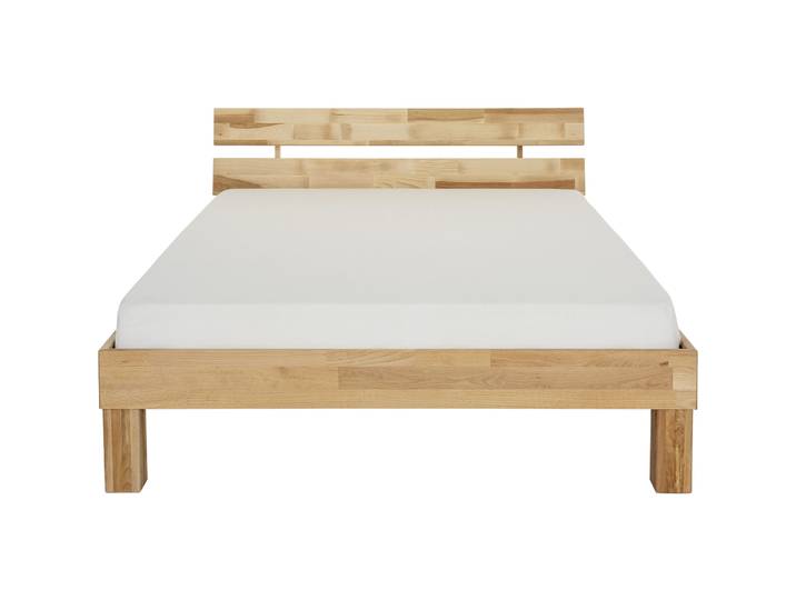 MyDeal Bett Paco Buche Nature Massivholz 90 x 200 cm - Bett
