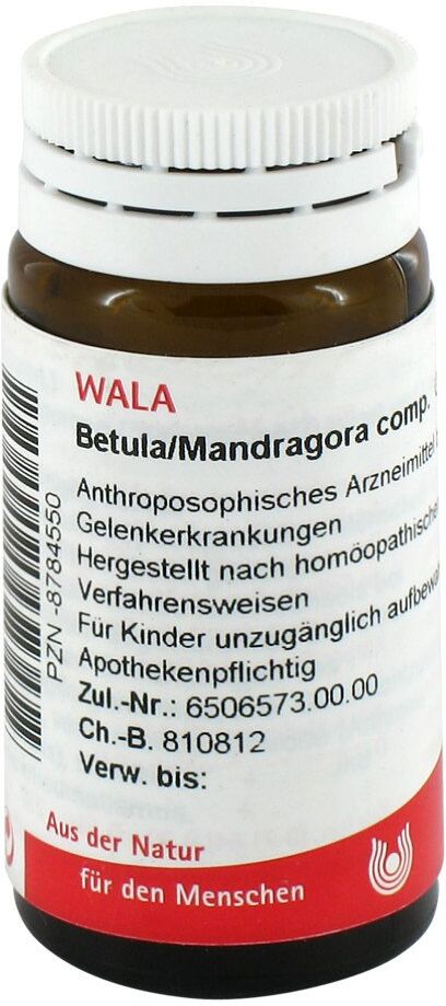 Wala Betula/mandragora Comp. Globuli