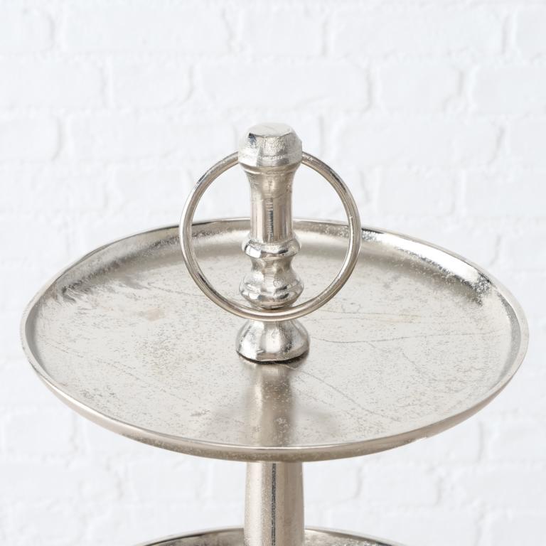 BOLTZEGRUPP Etagere Mayla, Deko, H 117 cm, Aluminium, Einfarbig 08593408