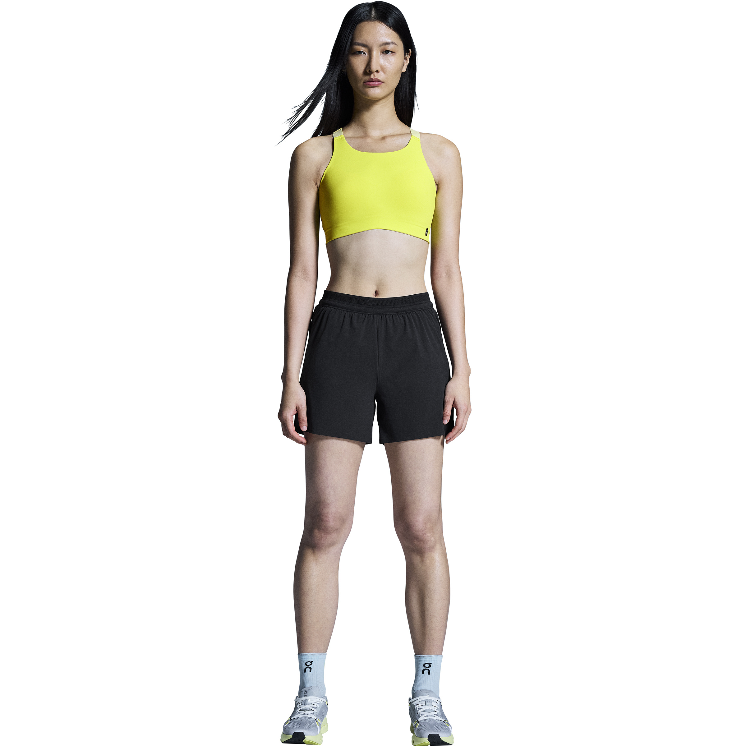 On 5" Performance Damen Laufhose schwarz Größe M Laufen | Trailrunning Elastisch
