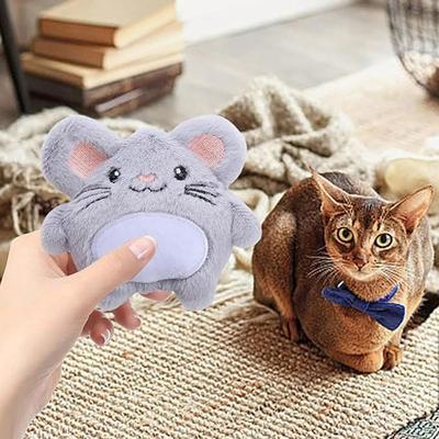Uplift Essentials Simulation Plush Cartoon Animal Double Pet Toy mouse