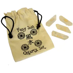 Fengshui Quatra-Set Natural Quartz