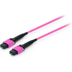 equip LWL Patchkabel MTP->MTP Multimode OM4 aqua (3 m), Netzwerkkabel