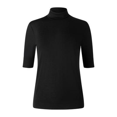 T-Shirt MAERZ MUENCHEN "Maerz Muenchen 170200 T-Shirt Damen Bekleidung", Damen, Gr. 42, schwarz, 67% Lyocell, 33% Baumwolle, Shirts T-Shirt
