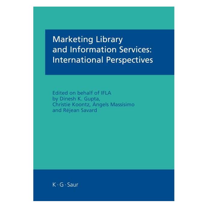 De Gruyter Marketing Library and Information Servi (Englisch, 2006) (67833752)