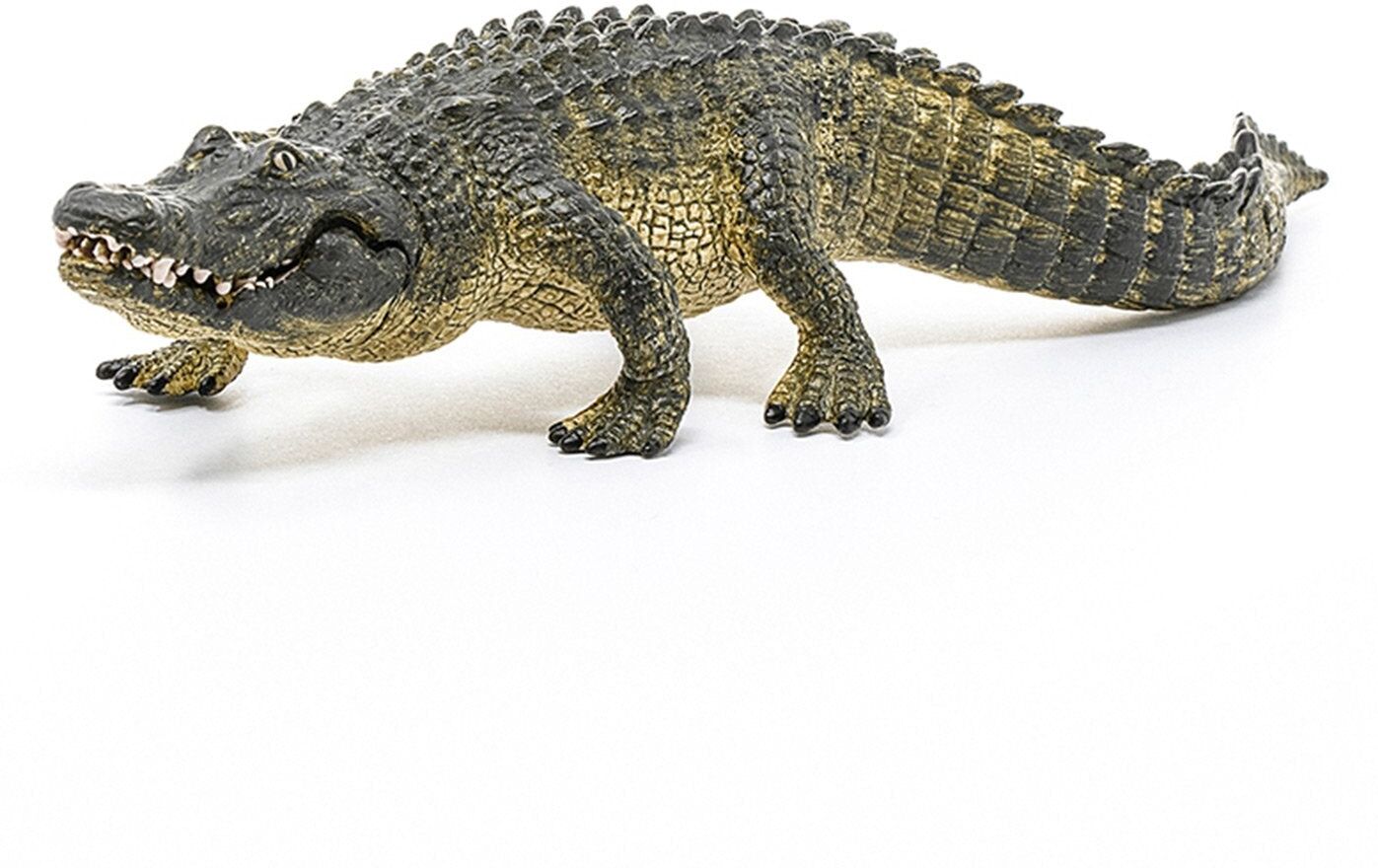 Schleich GmbH Schleich WILD LIFE Alligator Animal Figure, 19 cm long, for Children