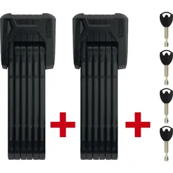 Abus Faltschloss BORDO Big Twinset 6000K/120 BK SH