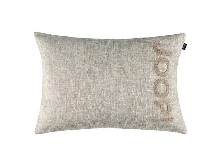 Joop! Kissenbezug Studio Logo, Sandfarben, Schriftzug, 40x60 cm, hochwertige Qualität, Heimtextilien, Bezüge, Kissenbezüge