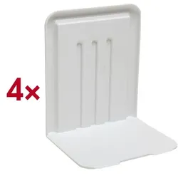 EXACOMPTA 4er-Pack Buchstütze »AutentiK« weiß, 11.5x14x13 cm