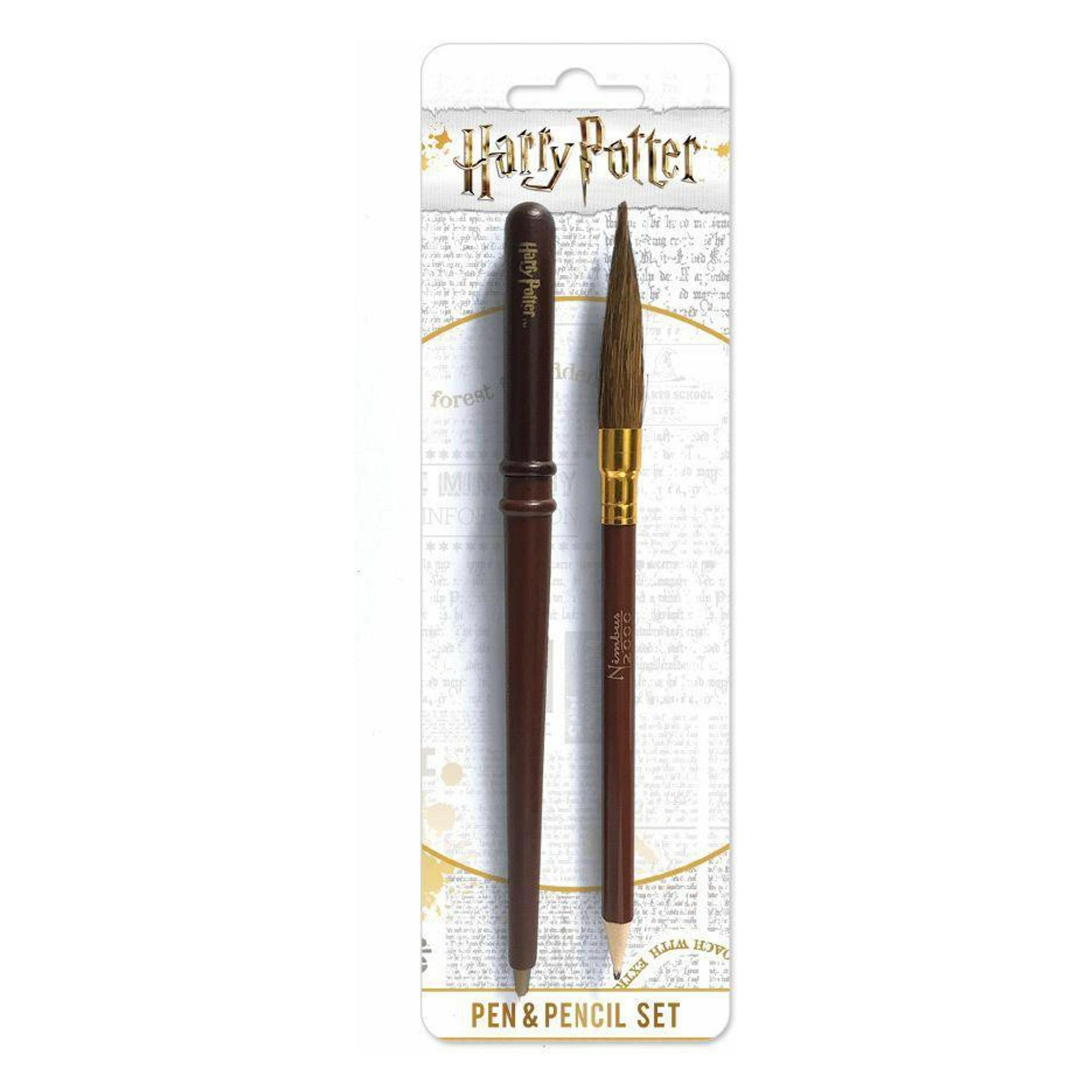 Pyramid Harry Potter: Wand Broom Pen Pencil Set (2x) (SR72540)
