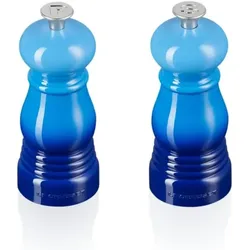 Le Creuset Mini Salt and Pepper Set Azure 12 cm