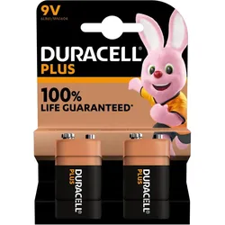 Duracell Plus (2 Stk., 9V Block), Batterien + Akkus