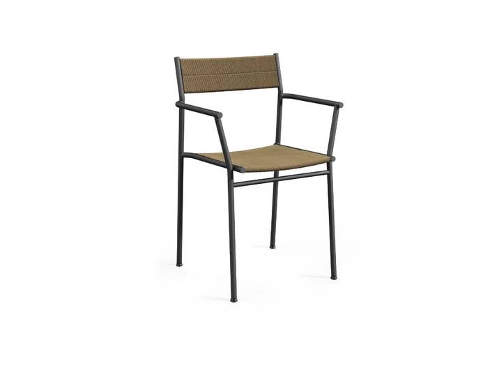 Northern Vev Armlehnstuhl Black-brown rope