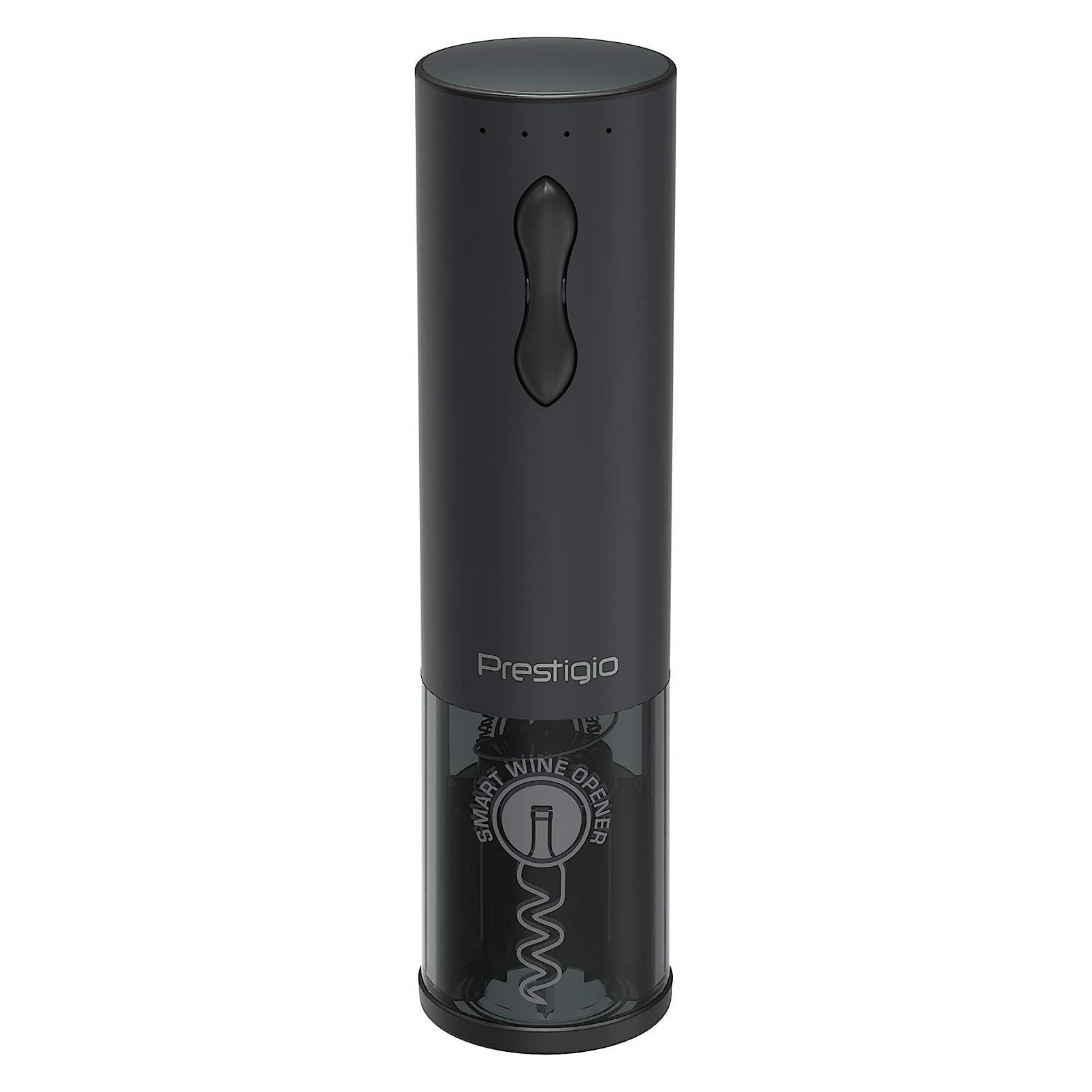 Prestigio Bolsena elektrisches Weinöffner-Set matt black retail (Elektrischer Korkenzieher) (PWO101BK_EN)