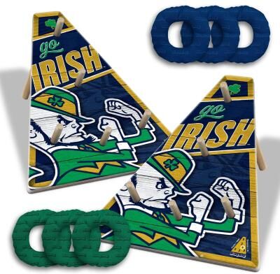 Skip's Garage Notre Dame Fighting Irish NCAA Ring Bag Toss Game