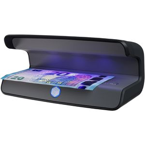 Safescan Geldscheinprüfer 75 LED, schwarz, UV-Prüfgerät, Weißlicht-Prüfung, 5V