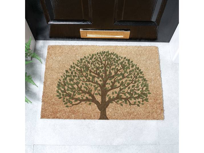 Fußmatte 6040-TREEOFLIFE 40 x 1 x 60cm Braun