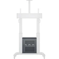 Multibrackets Medienschrank zu Floorstand Dual Pillar 6324 (Boden), Monitor Halterung, Schwarz