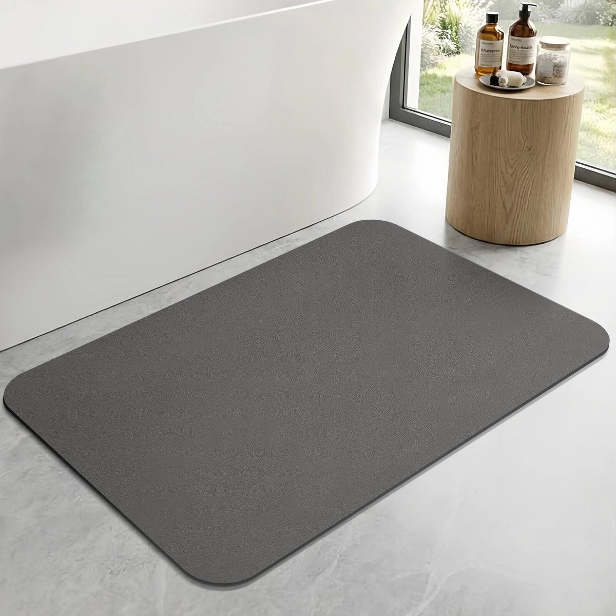 Omgoods Antislip Badmat Sneldrogend Breedte: 60 cm, Lengte: 90 cm