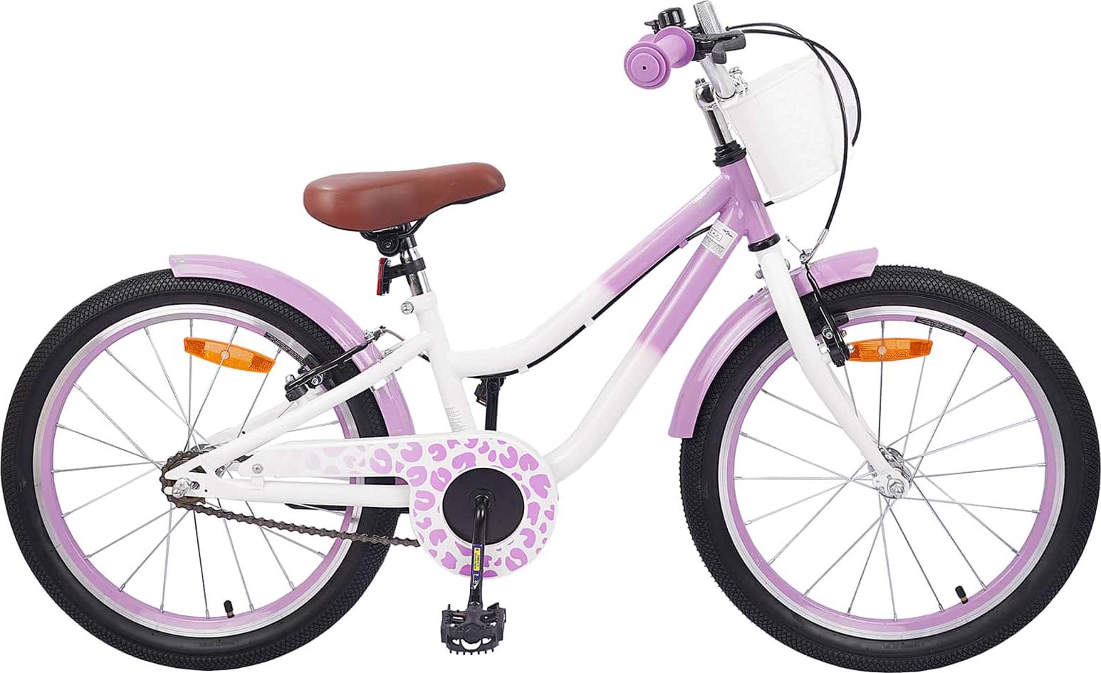 Kinderfahrrad 18 Zoll für 5-7 Jahre alt Lila