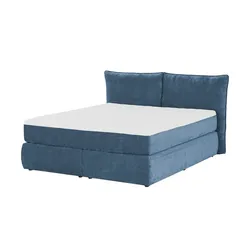 Twist Boxspringbett   ¦ blau ¦ Maße (cm): B: 184 H: 114