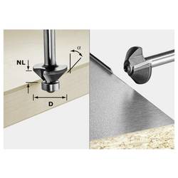 Festool 499800 Fasenfräser Länge 50 mm Produktabmessung, Ø 25 mm Arbeits-Länge 11 mm Schaftdurchmesser 8 mm