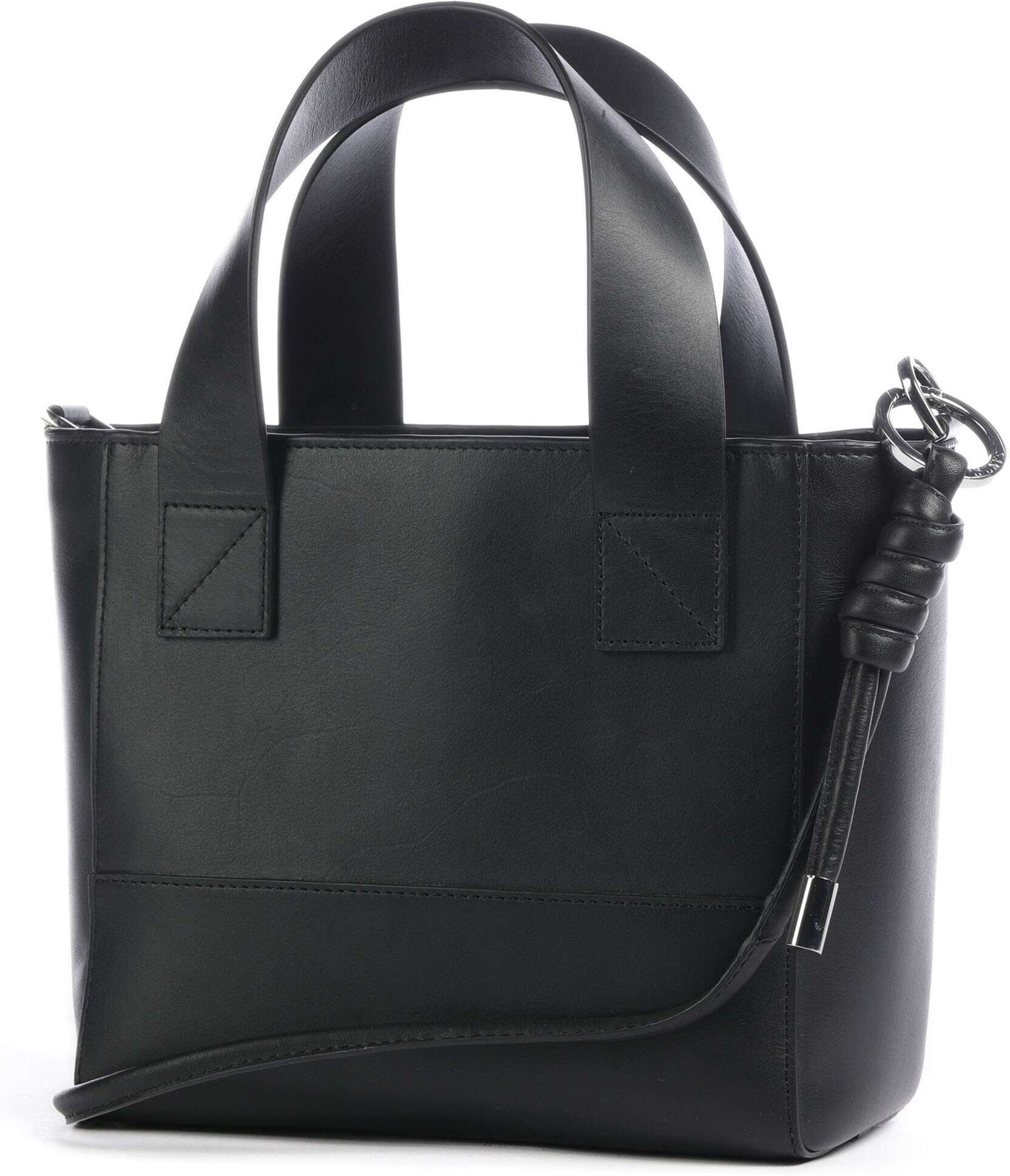 Sandqvist Leather Classics Cecilia Handtasche aus Leder, schwarz
