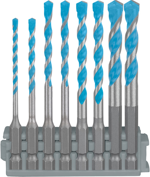 Bosch EXPERT HEX-9 Multi Construction Pick & Click Set, 3–8 mm, 8-tlg. 2608901455
