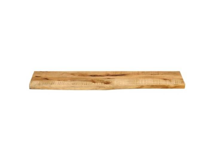 KTHLBRH Tischplatte 100 x 40 x 3,8 cm lebende Kanten Massivholz Mangoholz Strapazierfähiges tropisches Holz, natürliche unbehandelte Oberfläche, leicht zu reinigen, vielseitiger Ersatz