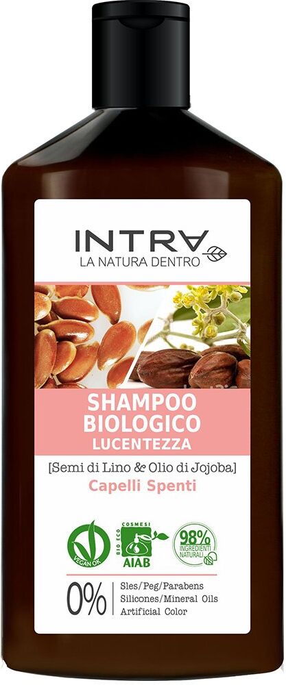 Shampoo capelli Harbor Intra Biologico Lucentezza Semi di Lino e Jojob
