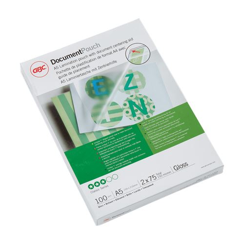 GBC 100 Laminierfolien glänzend für A5 75 micron