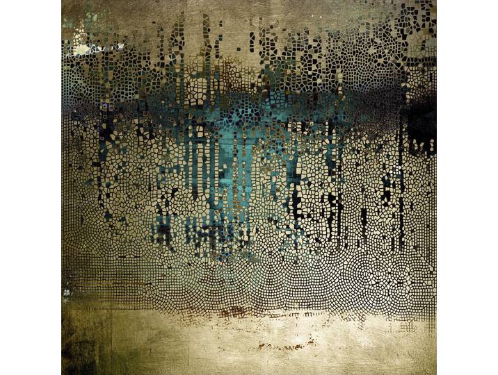 Acrylglasbild QUEENCE Abstrakte Kunst mit Gold , gold (farbe bild(er): goldfarben), B:60cm H:60cm T:2,4cm, Bilder, Acrylglasbild, Goldveredelung, Handgearbeitet, Gerahmt, Edel
