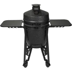 BABOSSA EMBER PRO SERIES GRILL & STAND | Grillmeister | Butcher Paper, Quetschflasch, BBQ-Soße, BBQ-Krallen, Aramid Handschuhe, Runde Plancha, Expansion Rack, Feuerplatte