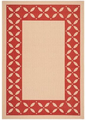 Martha Stewart by SAFAVIEH Mallorca Border Indoor/ Outdoor Waterproof Rug