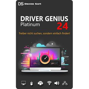 DriverSoft Office-Software Driver Genius 24 Plat, Vollversion, Windows, PKC, 3 PC, 1 Jahr, deutsch